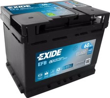 Batterie de voiture EXIDE 60Ah/640A  CITROËN C3 1.4 HDi