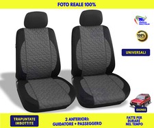 Fodere Sedili Fiat Panda Hobby Coprisedili Interni auto tappezzeria grigio set 2