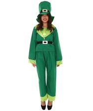 HPO Mens Adventure Gaming Costume Wild Blue Cosplay Green Polyester