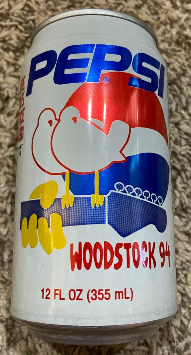 ウッドストック　94年　ビンテージt 90s PEPSI VINTAGE PEPSI WOODSTOCK 1994 COMMEMORATIVE ALUMINUM CAN | eBay