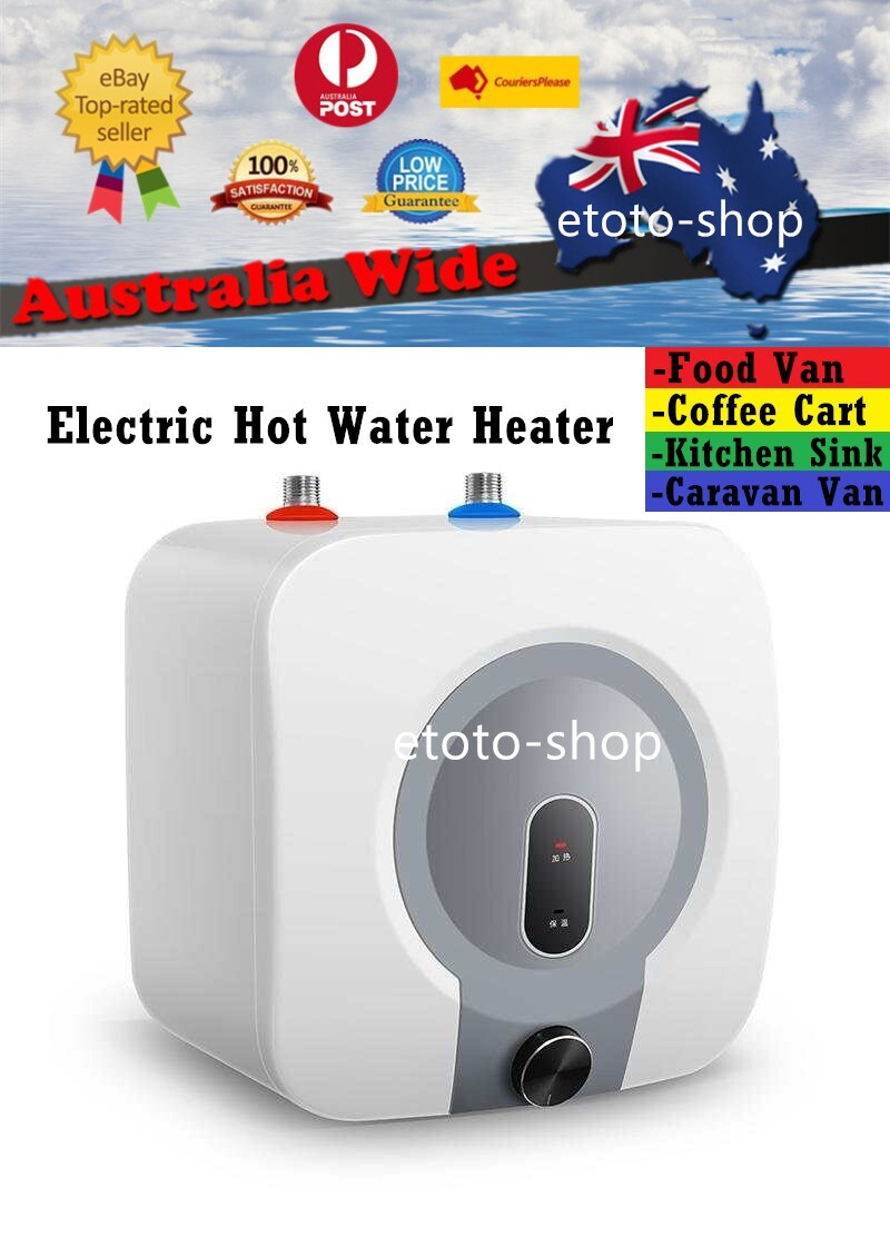240V Electric 8L Compact Hot Water Heater for Coffee Cart Food Van