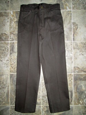 NWT Horace Small Men's Pants 34x32 Brown FS2238 Work Professional 100% Cotton