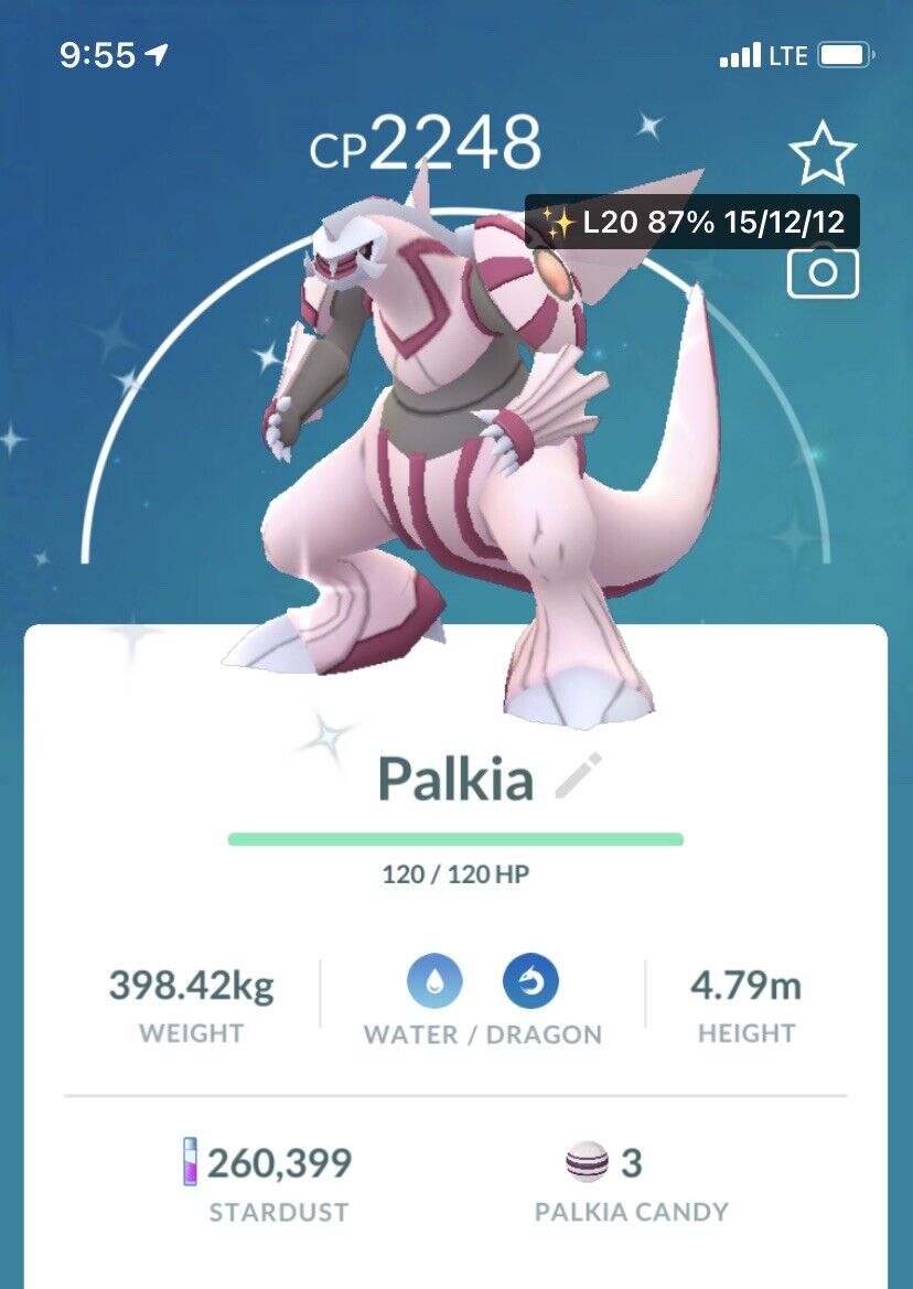 Pokémon Go [ Malaysia ]  Fifth Zekrom shiny.🤣🤣🤣🤪🤪🤪🤪 now have same  shiny as Palkia