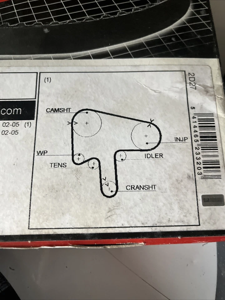 Mazda 6 2002 - 2007 2.0DI Gates 5596XS Timing Belt - Image 3 of 3