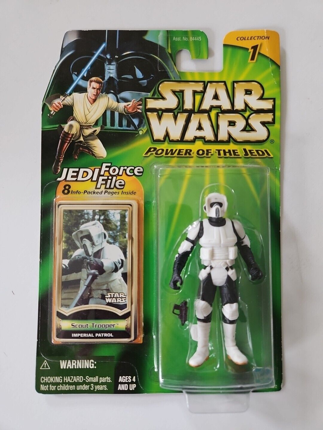 Star Wars Power of the Jedi 3.75” Imperial  Scout Trooper Figure Hasbro 2000