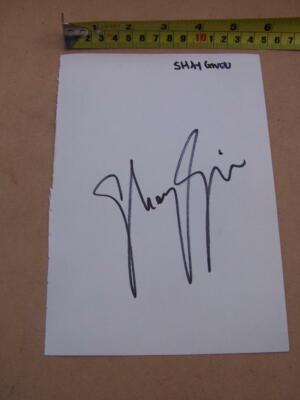 Shay Given Irish footballer    Autograph (code Ap2) please scroll down