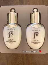 The History of WHOO Radiant Rejuvenating Balancer 25ml  Emulsion 25ml NO BOX