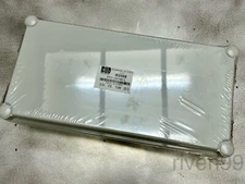 BUD 15x7x5" Hinged Latching Enclosure + Backplate, Grey Box,Outdoor NEMA 4X IP67