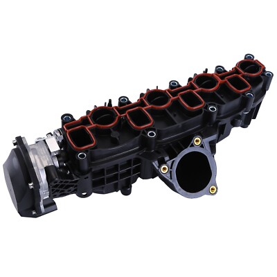 Ansaugkrümmer + Stellmotor For Audi VW 2.0 TDI 110-170PS 03L129711AG 03L129086V#