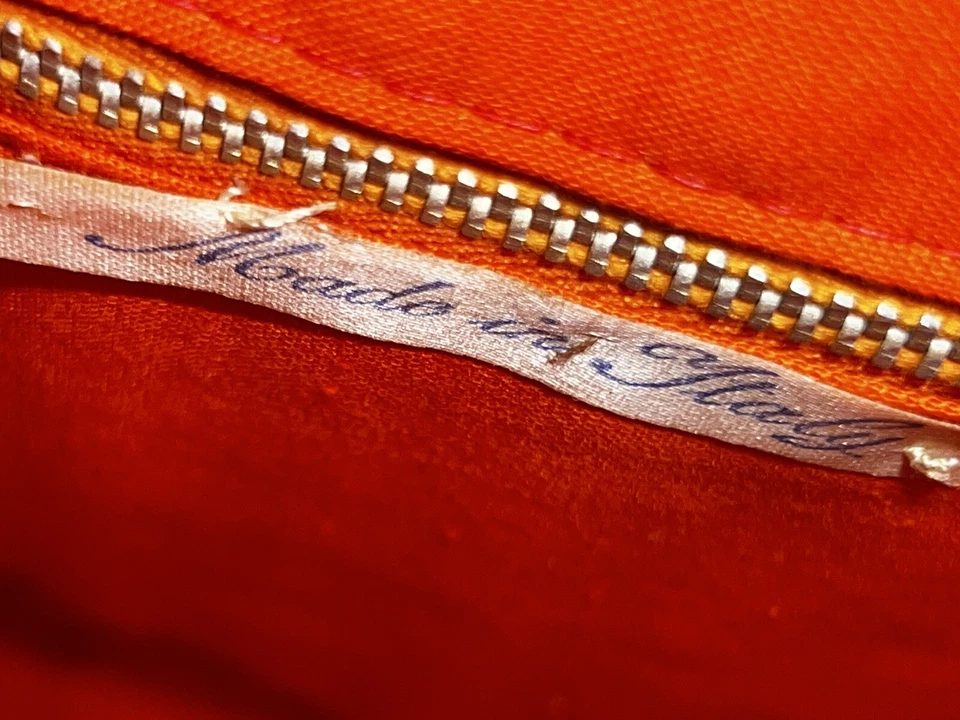 Vtg Sicilian Straw Bag Handcrafted Big Colorful Boho Retro Bag ITALY 60’s - Image 4 of 4