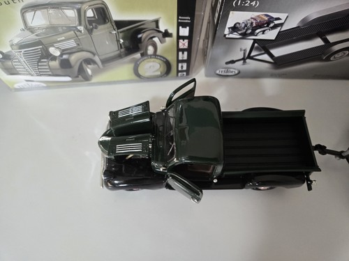 Testors 41 Plymouth Pickup, 48 Jaguar 120 Roadster & Trailer Metal Super Nice - Picture 12 of 14