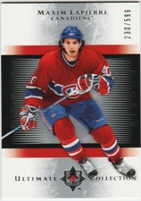 MAXIM LAPIERRE RC 05-06 ULTIMATE COLLECTION ROOKIE /599 CARD # 191 UD 2005-06