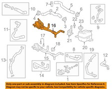 GM OEM 16-18 CT6 Cooling Hoses Pipes-Pipe Assy 22979139