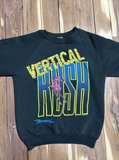 Vintage Fruit Of The Loom Made In USA Womens Med Vertical Rush Monarch Sweater