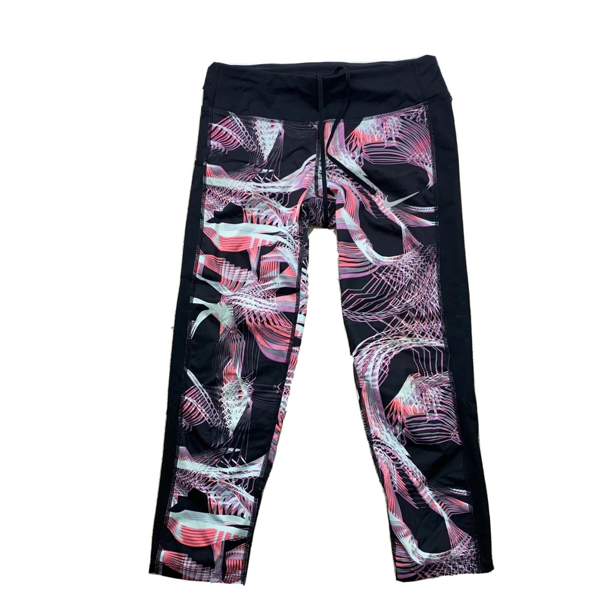 Nike Power Nike Racer Crop Nike Power Crop Racer Print W Sea Coral