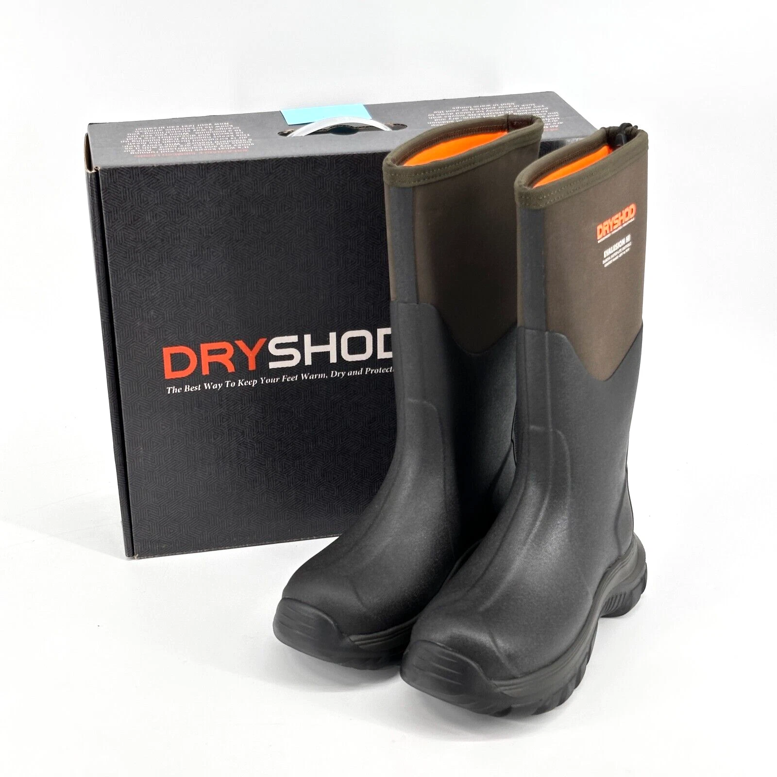 DRYSHOD | Evalusion Hi | Waterproof boot | Brown/Dark Brown | EVA-MH-BR