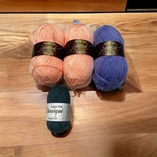 Stylecraft Double Knit Special Yarn 3 Skeins & Cotton DK Classique 1 Skein