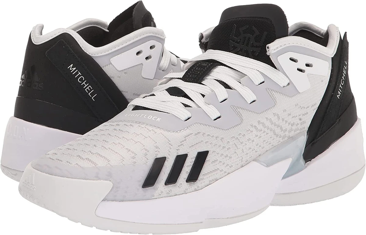 kan niet zien Egyptische veld Adidas Donovan Mitchell D.O.N. Issue 4 Basketball Shoes Gray White Black  Unisex | eBay