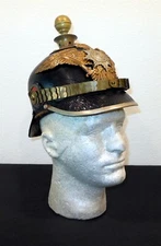WW1 Imperial Prussian Army Pickelhaube M1891 - OFFICER GARDE HELMET - RARE!