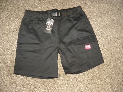NEW MENS OFFICIAL DEATHROW RECORDS SHORTS SIZE 3XL BLACK