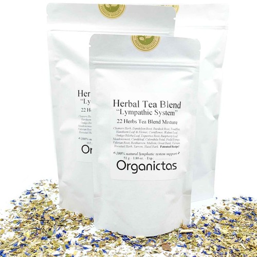 22 LYMPHATIC HERBS TEA Blend - Natural LYMPH CLEANSE - LYMPHATIC VESSELS Support - Picture 11 of 16
