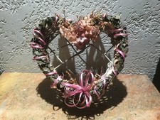 Heart-shaped Grapevine Floral Wreath