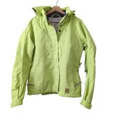 Descente Womens Ski Jacket 12 Snow Skiing Winter Coat Neon Yellow Waterproof