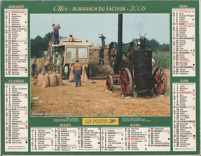 2006 - POST CALENDAR - 54 M-et-M - Postman's ALMANAC - HORSE CAMPAIGN