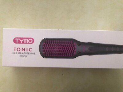 Enhanced Ionic Straightening Brush with 16 Heat Levels for Frizz-Free Silky Hair