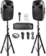 proreck MIX15 Powered PA Speaker System 2500W