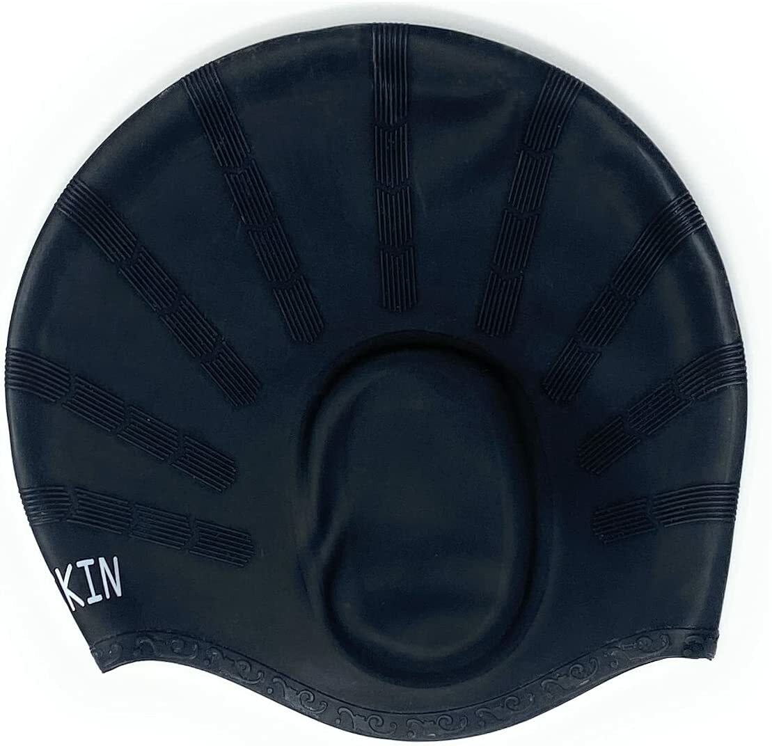 Annadue Auricolari Impermeabili da Nuoto - Cuffie a Conduzione Subacquea da 3,5 Mm Con Tappi per Le Orecchie Sostituibili per Nuoto, Corsa, Surf (Nero