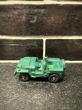 Vintage Green Army Jeep Made In USA Toy Military Willie