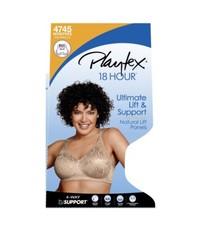 Playtex 18 Hour Bra Wirefree Ultimate Lift True Support Womens 4745 Natural Soft
