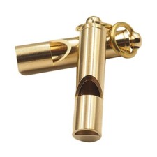 Brass Whistle Emergency Whistle Outdoor Survival Whistle For Coaches Training