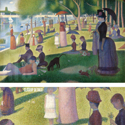 【F50号】sunday park サンデーパーク原画 oil painting Harold Altman - Sunday Afternoon 1989 | Renjeau Art Galleries