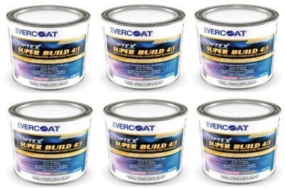 Optex Super Build 4:1 Polyester Primer Surfacer, Gallon FIB-740 (6 Pack)