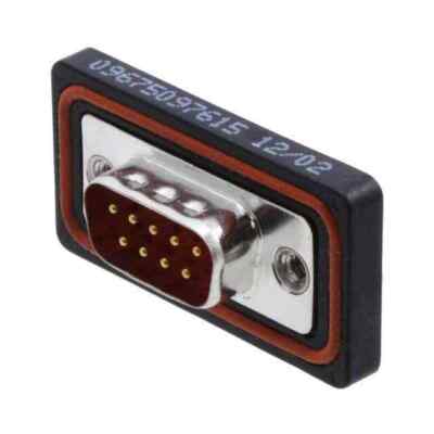 CONN D-SUB STECKER 9POS PNL MNT