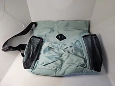 WANDF Drawstring Backpack Sports Gym Bag with Shoes Compartment Mint Green Small