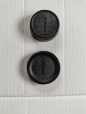 Genuine Nikon 35mm SLR Body And Rear Lens Caps