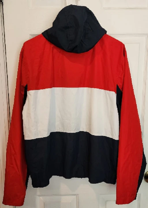 US Polo Association Men’s XL Hooded Jacket Lightweight Rain Windbreaker - Image 2 of 4
