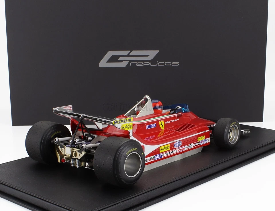 MODELLINO AUTO STATICO GP REPLICAS FERRARI F1 312T4 VILLENEUVE MONACO 1979 1/12 - Immagine 2 di 4