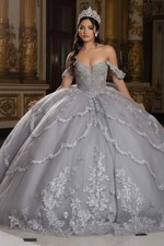Womens Dresses For Quinceanera Prom Long Beaded Off-Shoulder Ball Gown