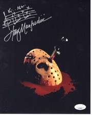 Harry Manfredini signed 8x10 Photo Composer Friday the 13th 4 JSA Authentication
