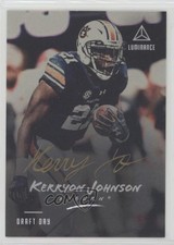 2018 Panini Luminance Draft Day Signatures Gold Kerryon Johnson #RI-KJ Auto 0x1