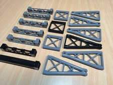 LEGO Sortiment Gerüste Gerüstteile grau schwarz Baustelle / Creator City