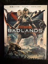 Predator Badlands (4K Ultra HD + Blu-ray + Digital + Slipcover) Brand NEW