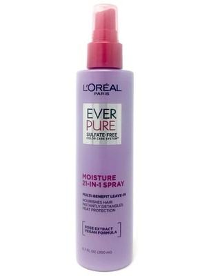 L'Oreal Paris EverPure Moisture 21-in-1 Leave In Conditioner Spray 6.7oz