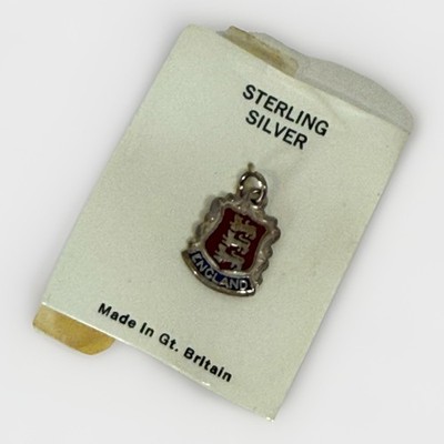 Sterling Silver England Made in Great Britain Charm New on Card Approximately 2g