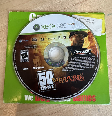 THQ 50 Cent: Blood on the Sand Microsoft Xbox 360 M Mature NTSC-U/C Disc Only