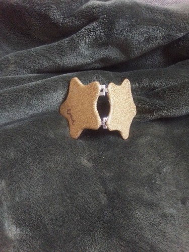 Coach Gold Glitter Star Kompaktspiegel Neu ohne Etikett - Bild 4 von 4